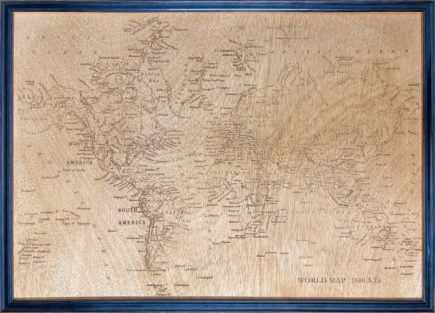 World Atlas of 1880 The Age of Exploration