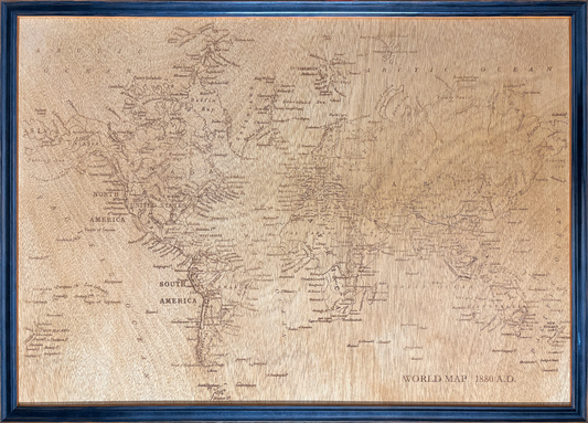 World Atlas of 1880 The Age of Exploration